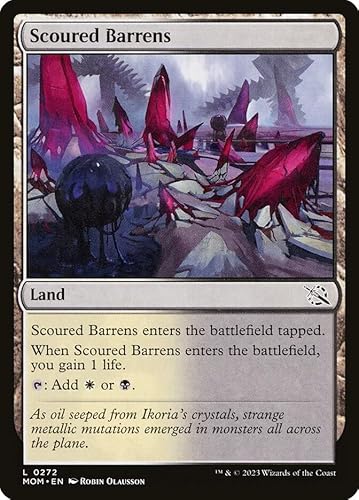 Magic: the Gathering - Scoured Barrens (272) - March of The Machine von Magic The Gathering