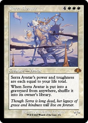 Magic: the Gathering - Serra Avatar (272) - Retro Frame - Dominaria Remastered von Magic The Gathering