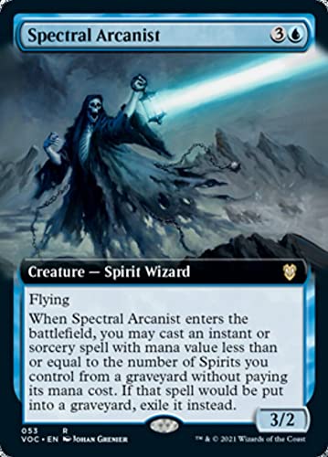 Magic: the Gathering - Spectral Arcanist (053) - Extended Art - Crimson Vow Commander von Magic The Gathering