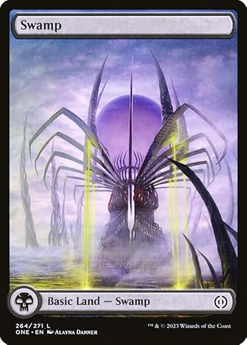 Magic: the Gathering - Swamp (264) - Full Art - Foil - Phyrexia: all will be one von Magic The Gathering