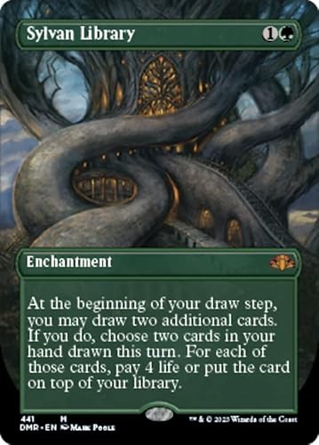 Magic: the Gathering - Sylvan Library (441) - Borderless - Dominaria Remastered von Magic The Gathering