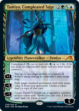 Magic: the Gathering - Tamiyo, Compleated Sage - Tamiyo, Completata - Kamigawa: Neon Dynasty von Magic The Gathering