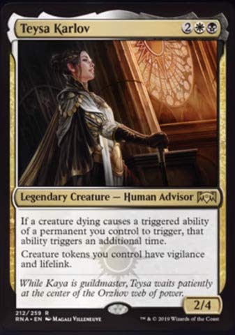 Magic The Gathering - Teysa Karlov - Ravnica Allegiance - 1 Karte von Magic The Gathering