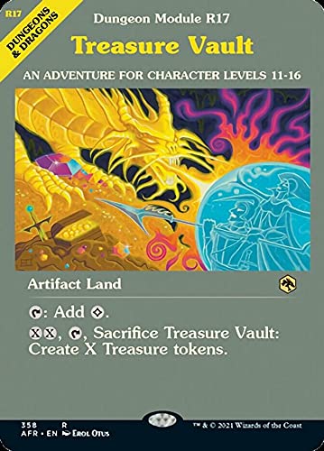 Magic: the Gathering - Treasure Vault (358) - Showcase (Dungeon Module Cover) - Folie - Adventures in The Forgotten Realms von Magic The Gathering