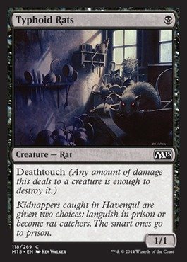 Magic: the Gathering - Typhoid Rats (118/269) - Magic 2015 von Magic The Gathering