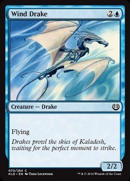 Magic: the Gathering - Wind Drake (070/264) - Kaladesh - Foil von Magic The Gathering