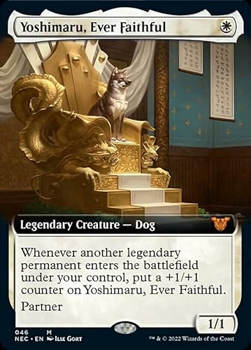 Magic: the Gathering - Yoshimaru, Ever Faithful (046) - Extended Art - Neon Dynasty Commander von Magic The Gathering