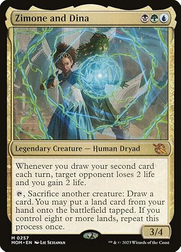 Magic: the Gathering - Zimone and Dina (257) - March of The Machine von Magic The Gathering