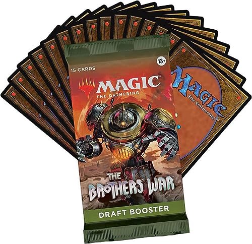 MtG Trading Card Game Brothers War DRAFT Booster Pack (15 Cards) von Magic The Gathering