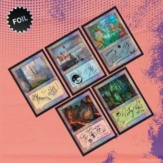 Magic the Gathering Secret Lair X Post Malone: The Lands - Traditional Foil Edition - Secret Lair Drop Series (SLD) von Magic The Gathering