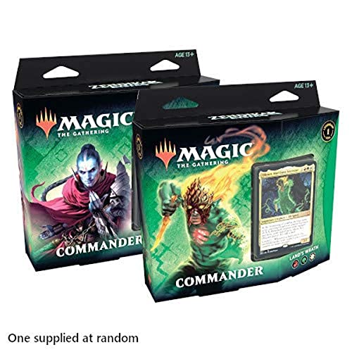 Magic The Gathering MTG-ZNR-CD-EN Zendikar Rising Commander Deck (one Sent at Random) von Magic The Gathering