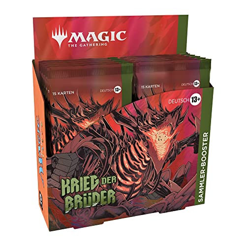 Magic: The Gathering Krieg der Brüder Sammler-Booster-Display, 12 Booster (Deutsche Version) von Magic The Gathering