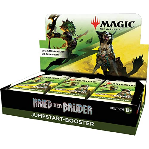 Magic: The Gathering Krieg der Brüder Jumpstart-Booster-Display, 18 Booster (Deutsche Version) von Magic The Gathering