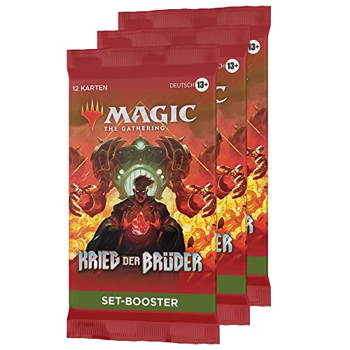 Magic: The Gathering Krieg der Brüder Set-Booster-3er-Pack (Deutsche Version) von Wizards of the Coast