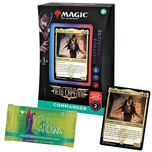 Magic: The Gathering Streets of New Capenna Commander Deck Maestros Massacre + Collector Booster Sample Pack von Magic The Gathering