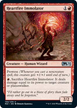 Heartfire Immolator von Magic: The Gathering Singles