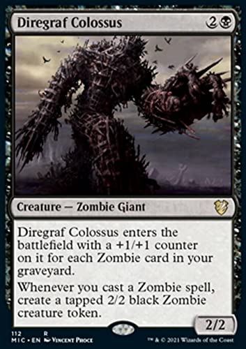 MTG Magic: The Gathering - Diregraf Colossus (112) Innistrad: Midnight Hunt Commander MIC von Magic: The Gathering Singles