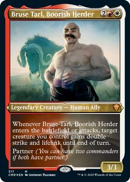 Magic: The Gathering - Bruse Tarl, Boorish Herder - Foil Etched - Commander Legends von Magic: The Gathering Singles