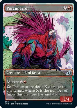 Magic: The Gathering - Porcuparrot - Showcase - Ikoria: Lair of Behemoths von Magic: The Gathering Singles