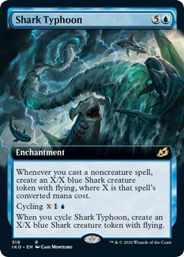 Magic: The Gathering - Shark Typhoon - Extended Art - Ikoria: Lair of Behemoths von Magic: The Gathering Singles