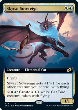 Magic: The Gathering - Skycat Sovereign - Extended Art - Ikoria: Lair of Behemoths von Magic: The Gathering Singles