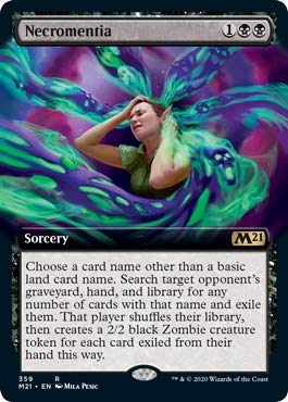 Necromentia - Extended Art von Magic: The Gathering Singles