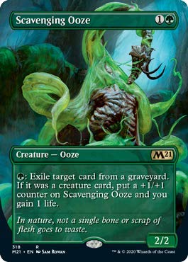 Scavenging Ooze - Alternative Kunst von Magic: The Gathering Singles