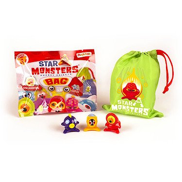 MagicBox Star Monster Tasche (Display von 12, Mehrfarbig) von MagicBox