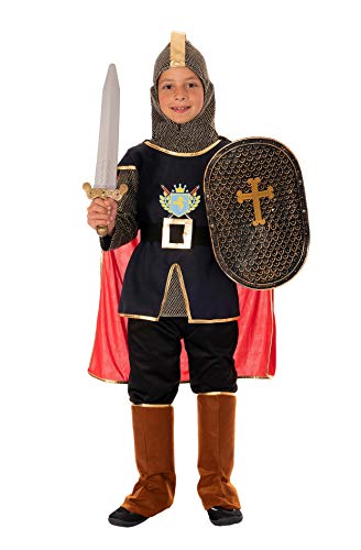 Magicoo mittelalterliches Ritterkostüm Kinder Jungen Gr. 110 bis 140 - König Ritter Kostüm Kind Fasching (104) von Magicoo