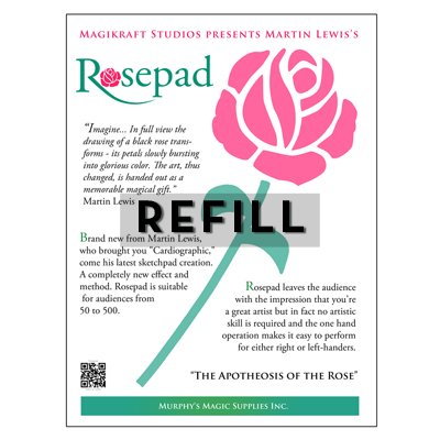 Magikraft Studios The Rose Pad Refill by Martin Lewis - Trick von Magikraft Studios