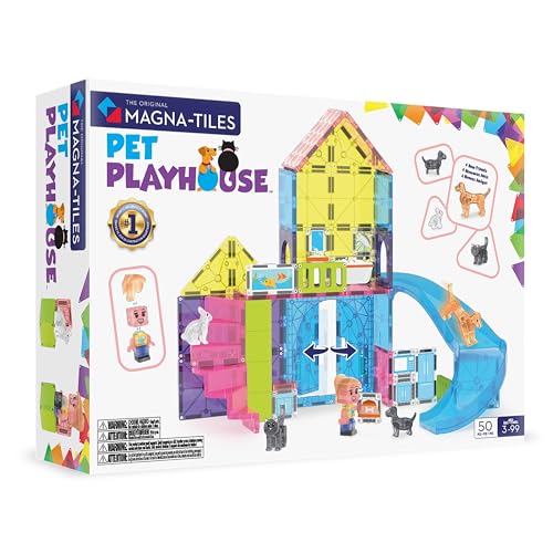 Magna-Tiles Pet Playhouse 50-teiliges Magnetbauset - Die Originale Magnetbaumarke Magna-Tiles Pet Playhouse 50-teiliges Magnetbauset - Die Originale Magnetbaumarke von Magna-Tiles