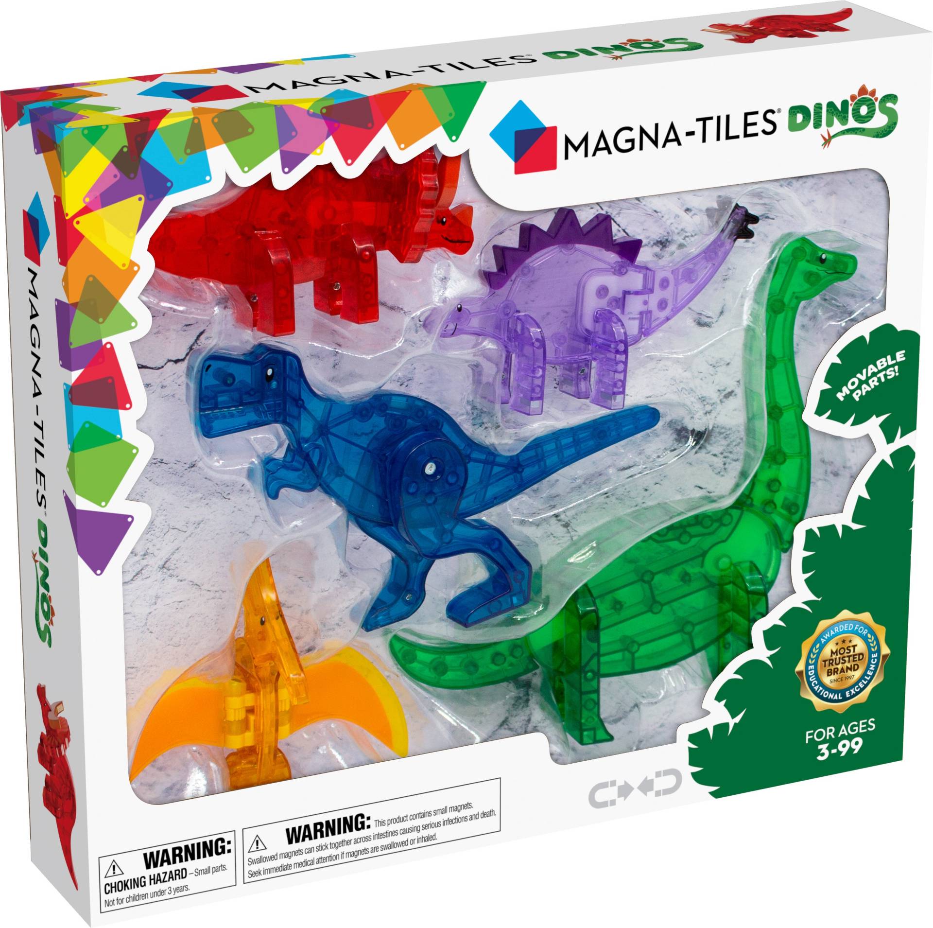 Magna-Tiles Dinos Bausatz 5 Teile von MAGNA-TILES