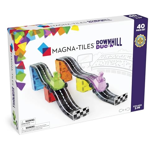 Magna-Tiles - Downhill Duo 40-Piece Set - Downhill 2er - 40 Teile von Magna-Tiles