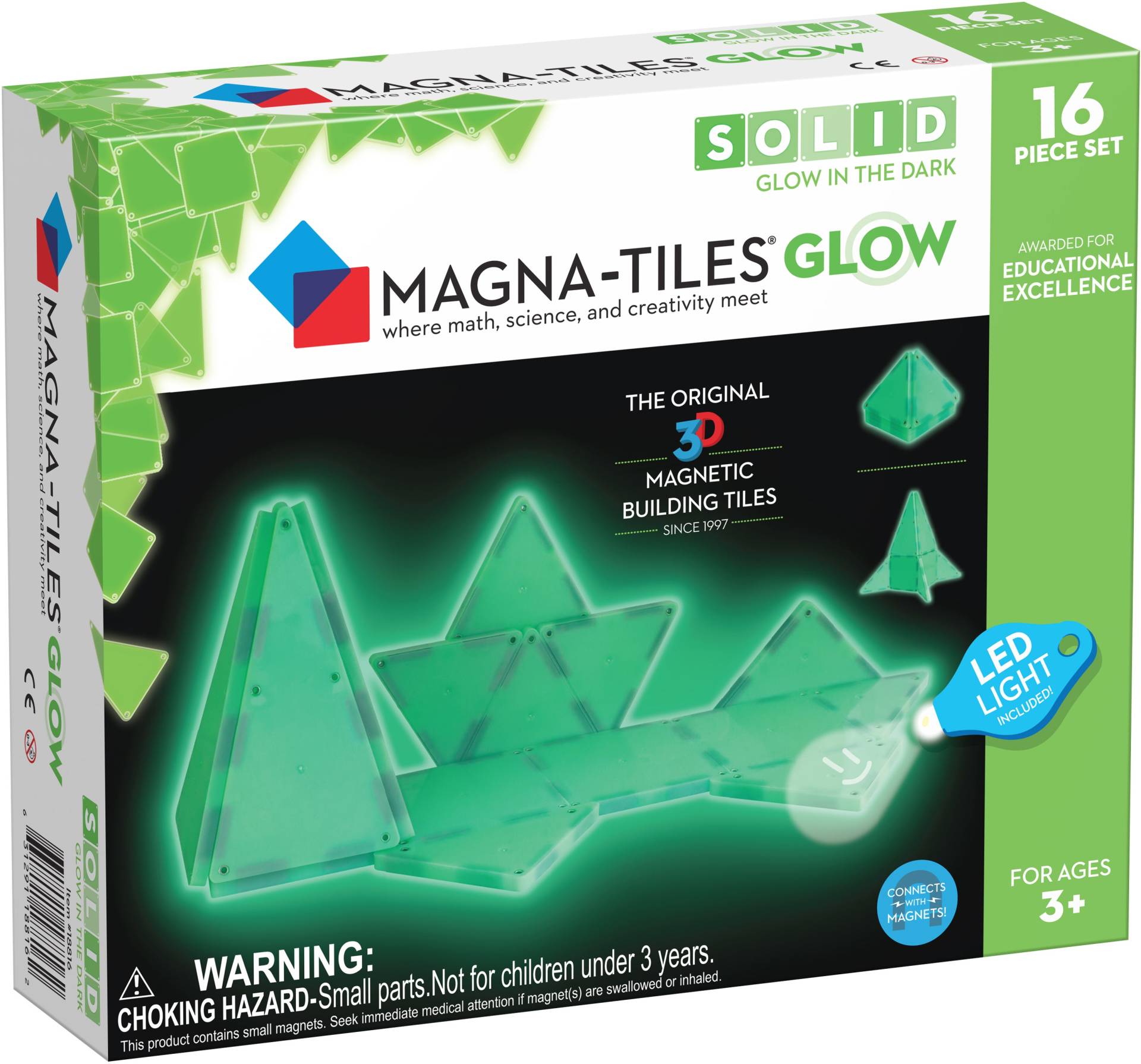 Magna-Tiles Glow Bausatz 16 Teile von MAGNA-TILES