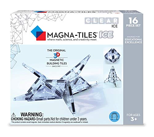 Magna-Tiles - Ice 16 pcs Expansion Set (90214) von Magna-Tiles