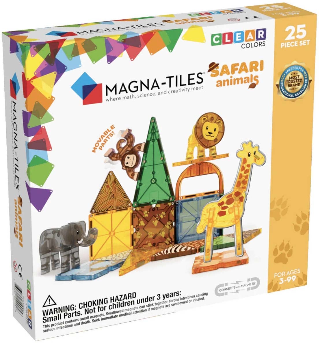 Magna-Tiles Safaritiere Bausatz 25 Teile von MAGNA-TILES