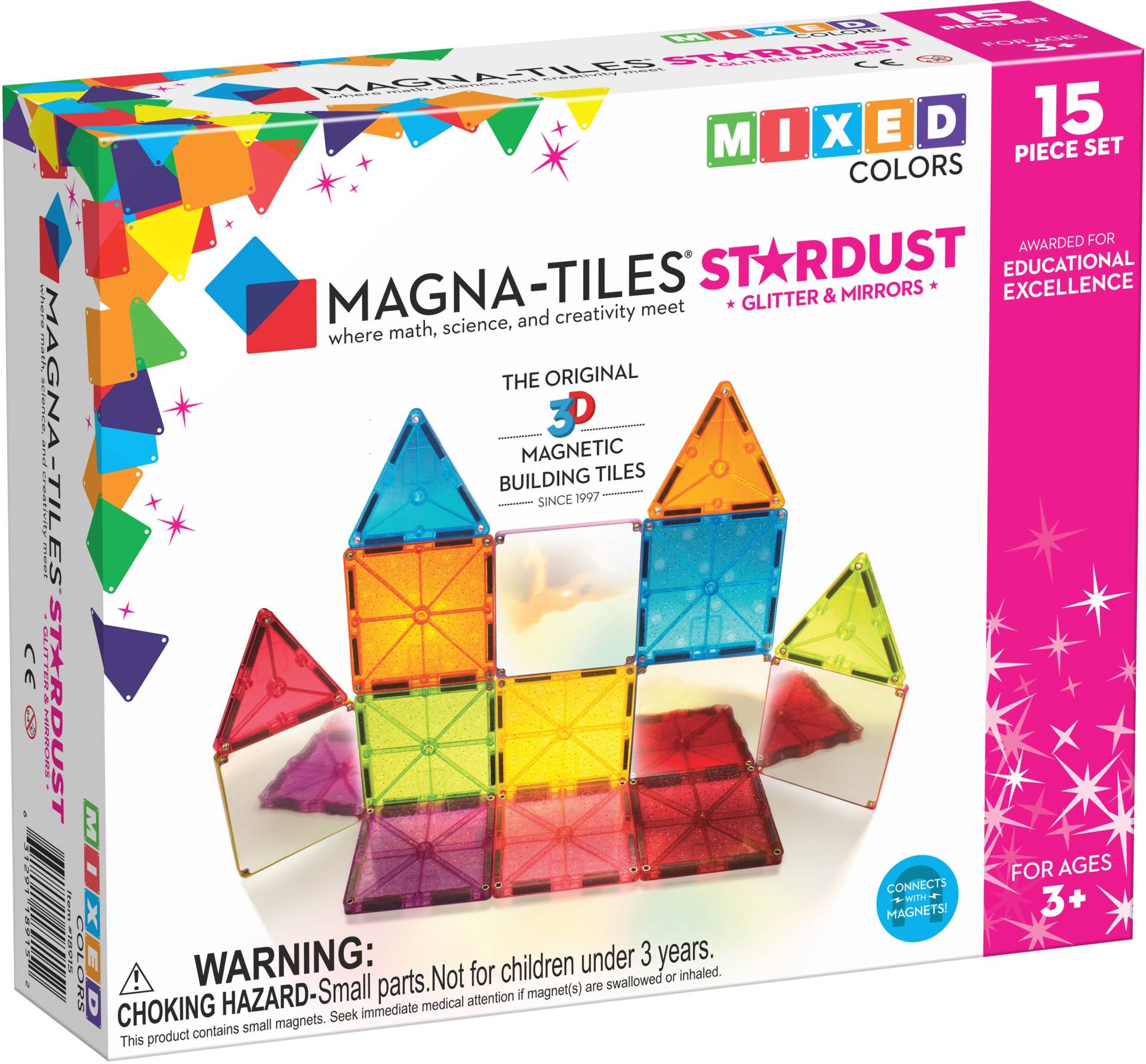 Magna-Tiles Stardust Bausatz 15 Teile von MAGNA-TILES