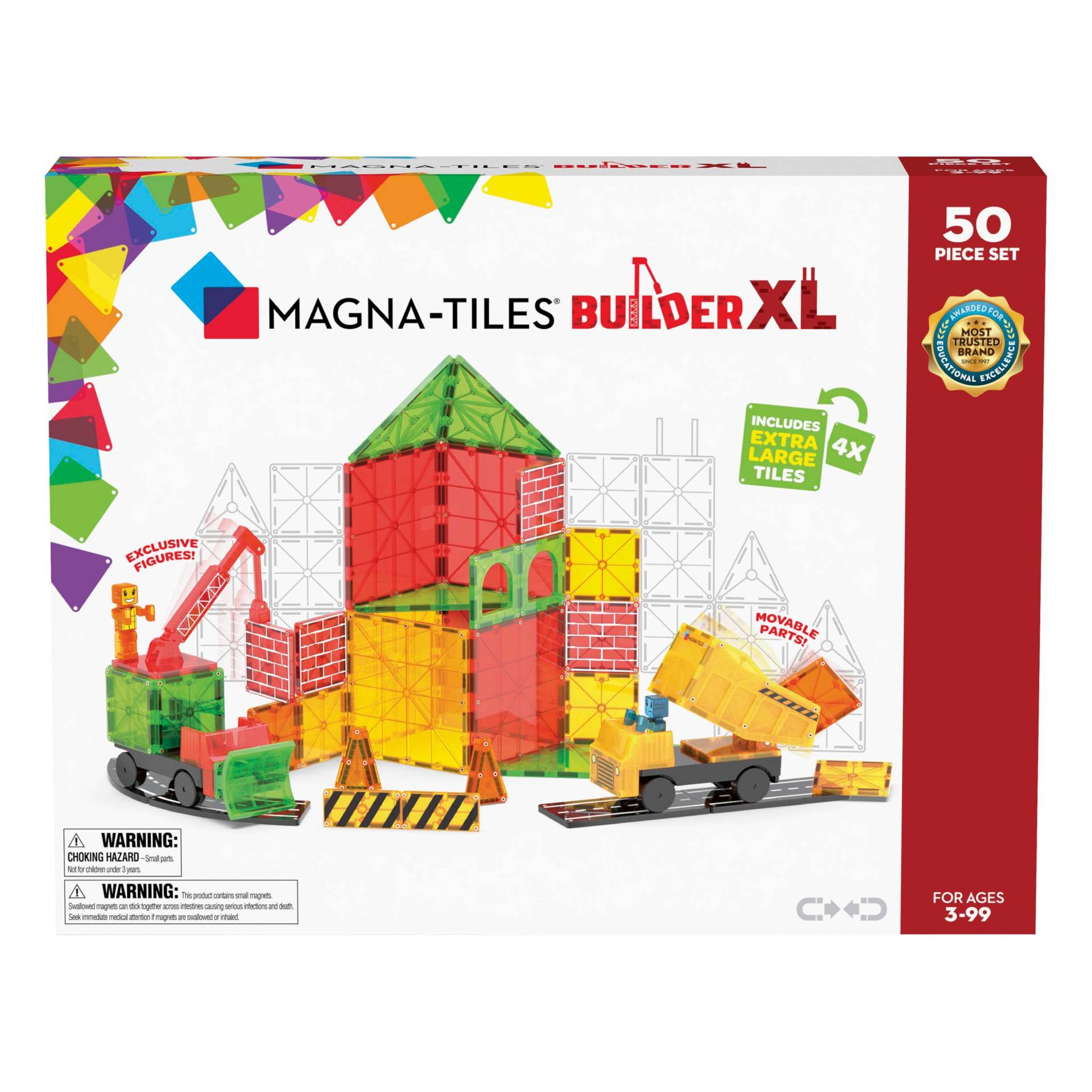 Magna-Tiles XL Bausatz 50 Teile von MAGNA-TILES