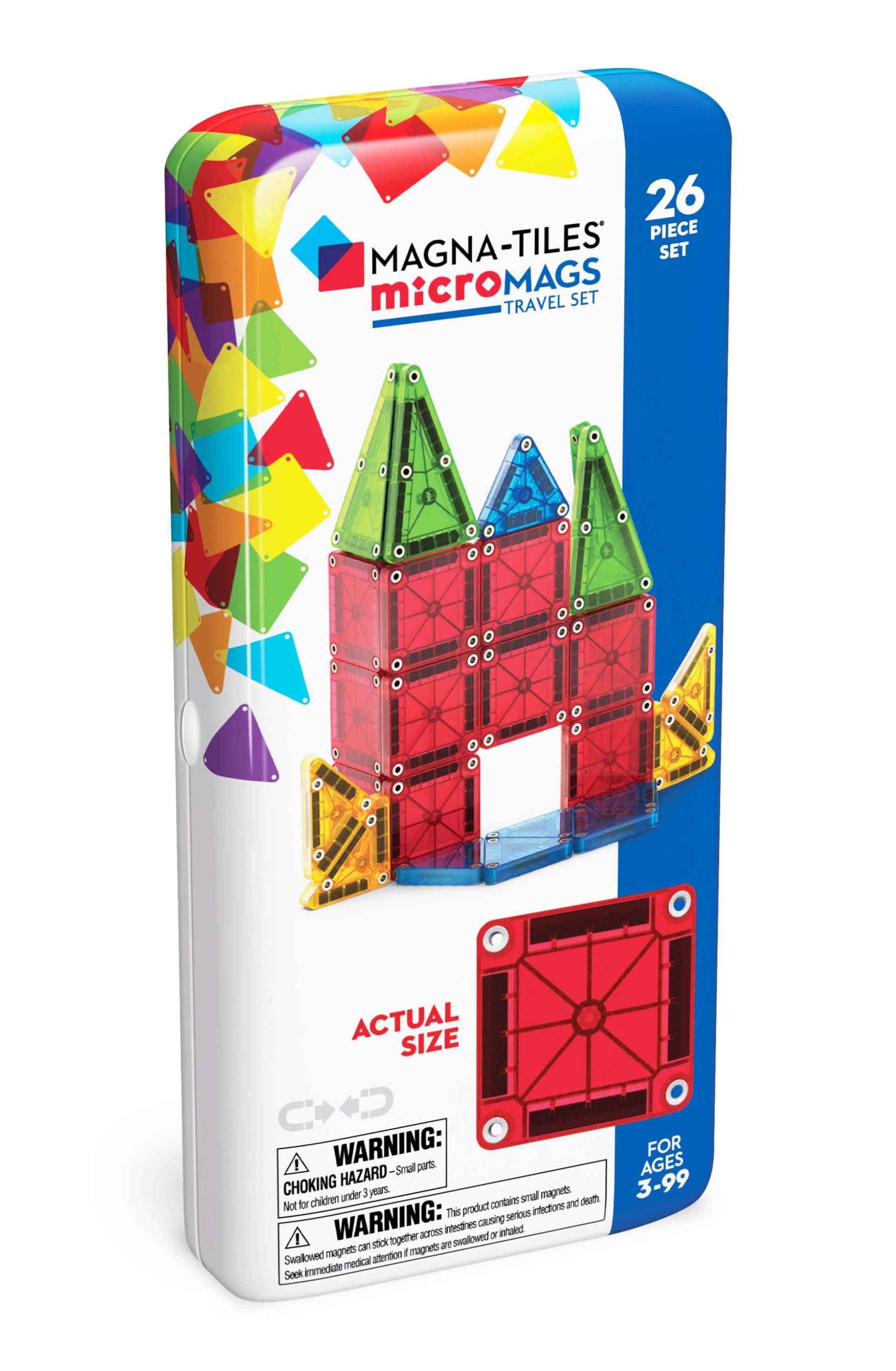 MagnaTiles MicroMAGS Travel Metalldose von MAGNA-TILES