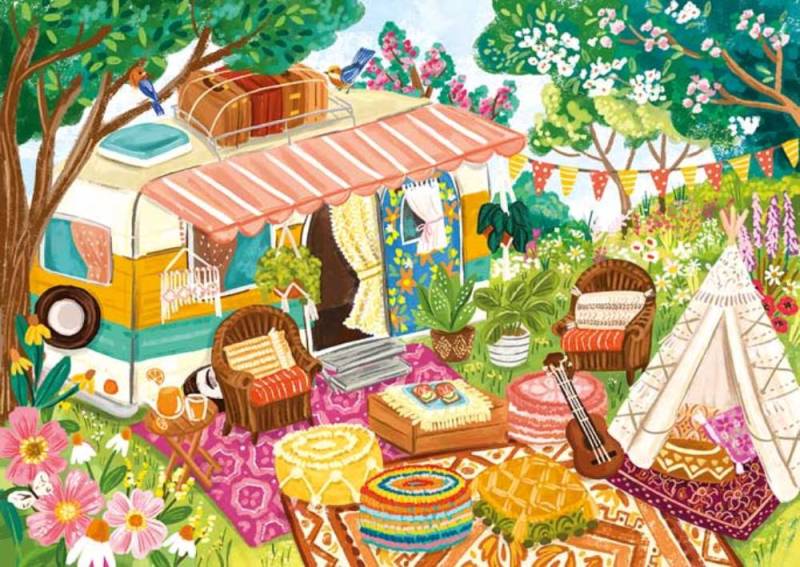 Magnolia Boho Camper 1000 Teile Puzzle Magnolia-3471 von Magnolia