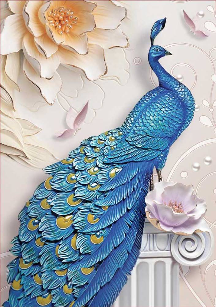 Magnolia Der Blaue Pfau 1000 Teile Puzzle Magnolia-3515 von Magnolia