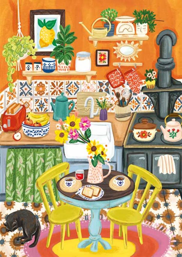 Magnolia Orange Kitchen 1000 Teile Puzzle Magnolia-3473 von Magnolia