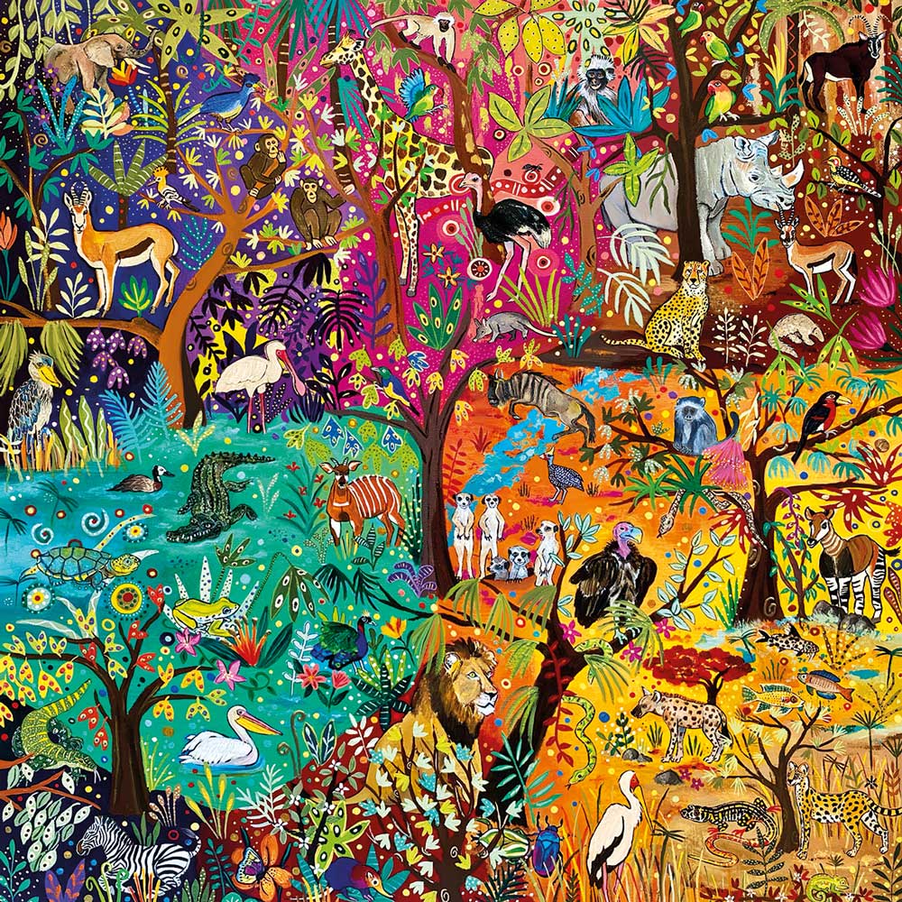 Magnolia Rainbow Safari 1023 Teile Puzzle Magnolia-4102 Magnolia Rainbow Safari 1023 Teile Puzzle Magnolia-4102 von Magnolia