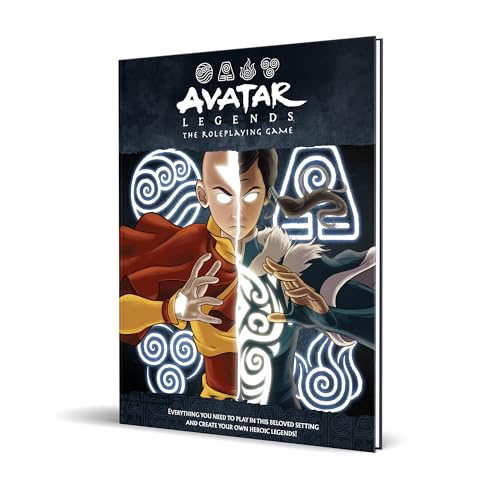 Avatar Legends The Rollenspiel: Core Book - Hardcore RPG Book, Abenteuer über die Vier Nationen, Vollfarbig, bewertet jedermann, 3-6 Spieler, 2-4 Stunden Laufzeit von Magpie Games