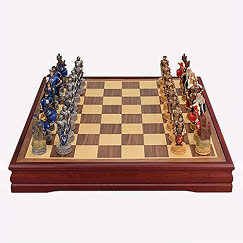 LNNW Chinesisches Schach Dreidimensionale Harzschachtel Schachbrett Set Anfänger Puzzle Spiel Intellektuelle Entwicklung Brettspiel(Color:A,Size:37.5 * 37.5 * 5.5cm) von MaiBuL