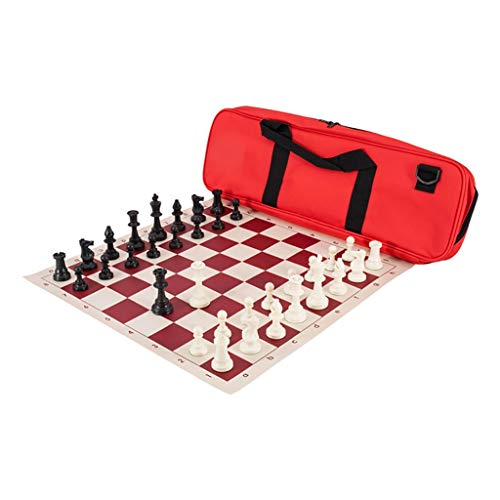 LNNW Chinesisches Schach Internationales Schach-Rucksack-Silikon-Schachbrett-Set Anfänger-Puzzlespiel-Game intellektuelle Entwicklung Brettspiel(Color:A) von MaiBuL