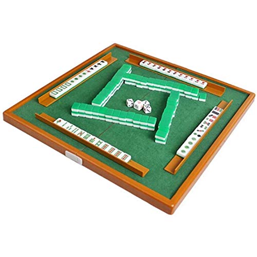 LNNW Chinesisches Schach Mini Mahjong Set Würfel Melamin Reisen Tragbare Multiplayer Board Spiel Entertainment Casual Party-Aktivitäten Spiel Brettspiel von MaiBuL
