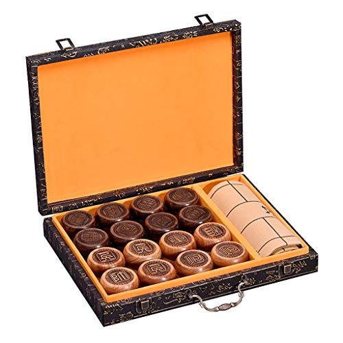 LNNW Chinesisches Schach Sandelholz Chinesische Schach Falten Schachbrett High-End Geschenkbox Interaktives Spiel Dekorative Ornamente Brettspiel von MaiBuL