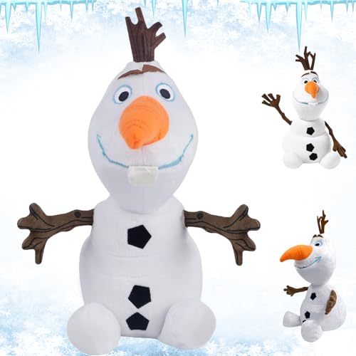 Snowman Plush Toys, Frozen Olaf Schneemann, Schneemann Plüsch Puppe, Olaf Plüsch Spielzeug, Frozen Olaf Tofftier, Frozen Olaf Weiches Kuscheltier, Snowman Stofftier, für alle Altersstufen Deeignet von MaibaoteMbt