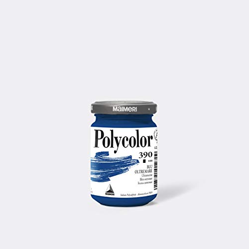 MAIMERI POLYCOLOR 140 ml, Feine Vinylfarbe, Farbton Ultramarin von Maimeri